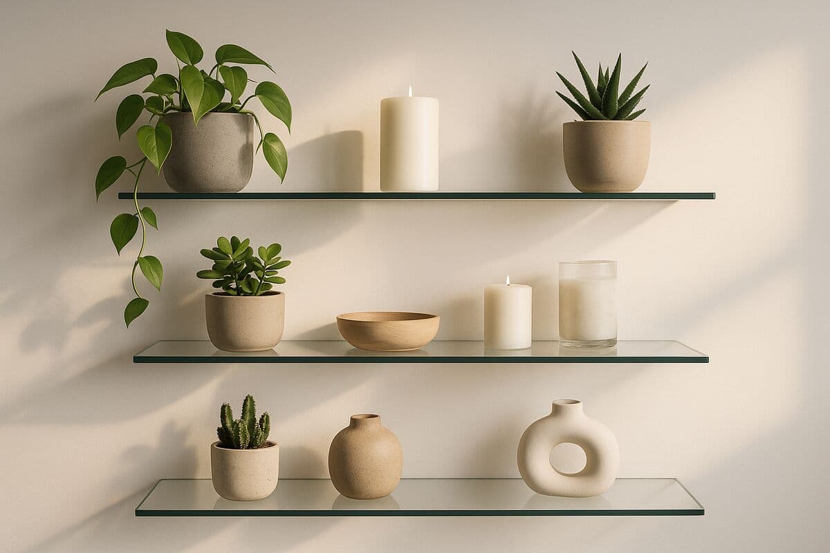 5 Ways to Utilize Floating Glass Shelves