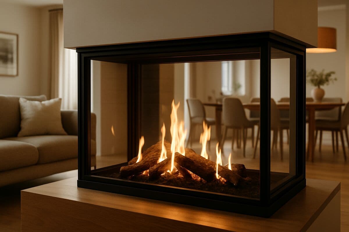 Heatilator Three-Sided Gas Fireplaces
