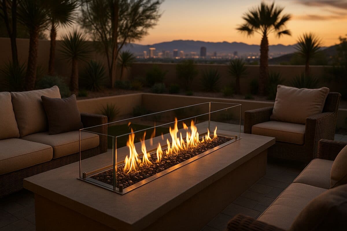 Outdoor Fireplaces in Las Vegas