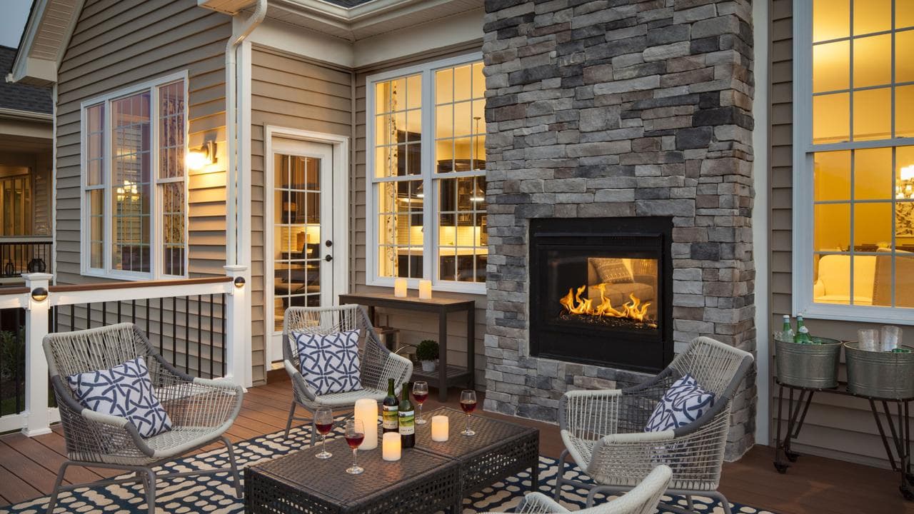Heat & Glo Twilight Modern gas fireplace