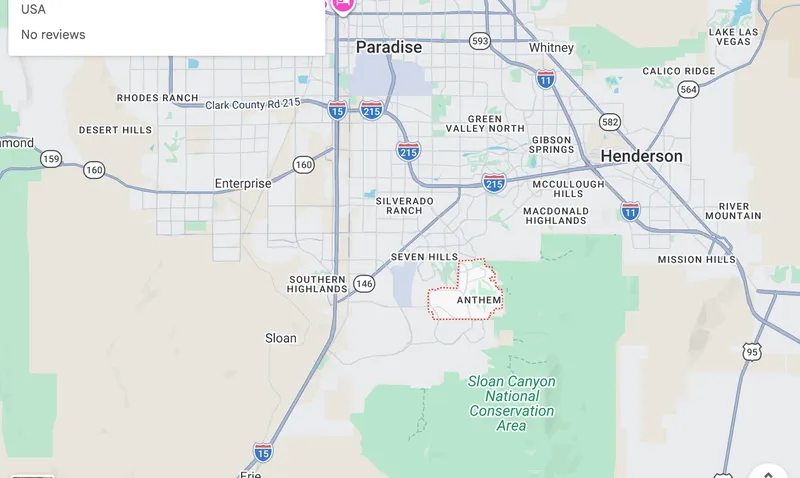 Map of Anthem, Nevada
