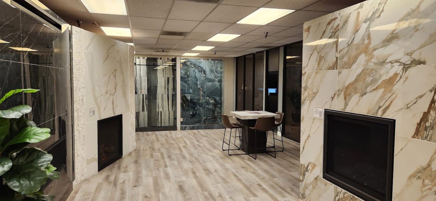 Inside the Hearth & Home Specialties Las Vegas showroom, view 2
